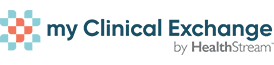 myClinicalExchange by HealthStream logo