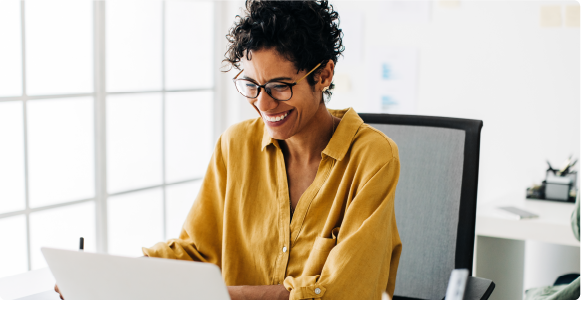 Woman at desk